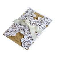 Laser Rose Invitation Card Thank You Card  Holiday Greeting Card 2020 Wholesale 